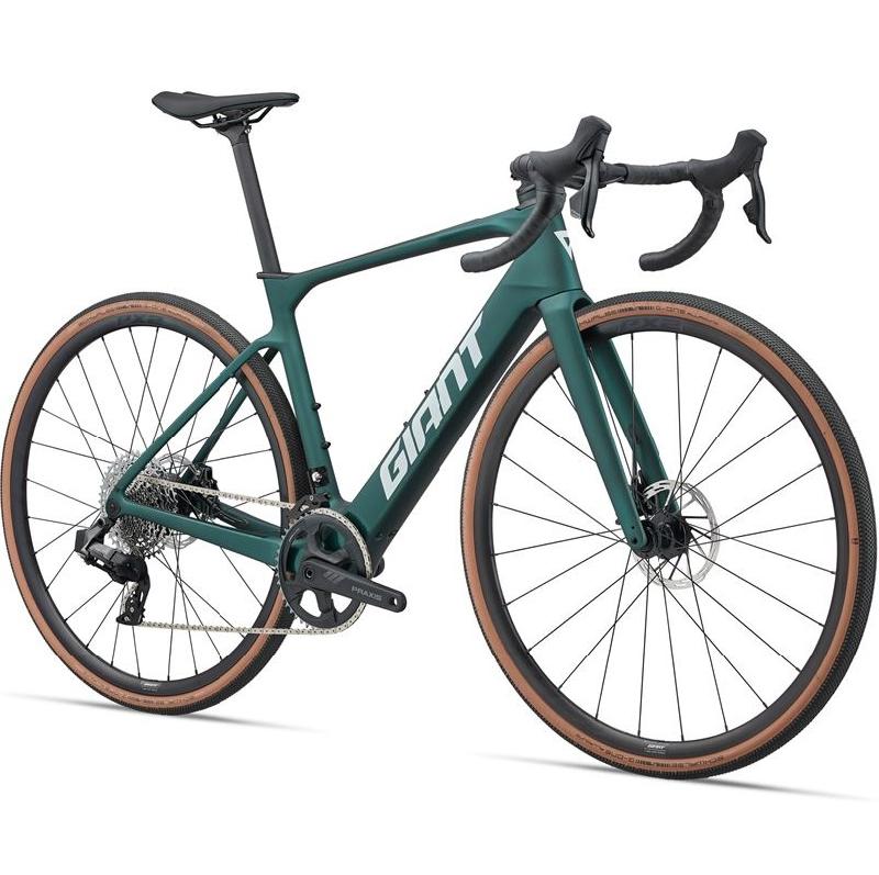 GIANT Defy Advanced E+ EL AR barva KELP FOREST 2024 kola 28 baterie 11,11 Ah